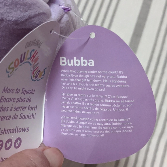 Squishmallow Bubba The Cow Plush Easter Basket With Handle NWT Egg Hunt - Picture 3 of 6